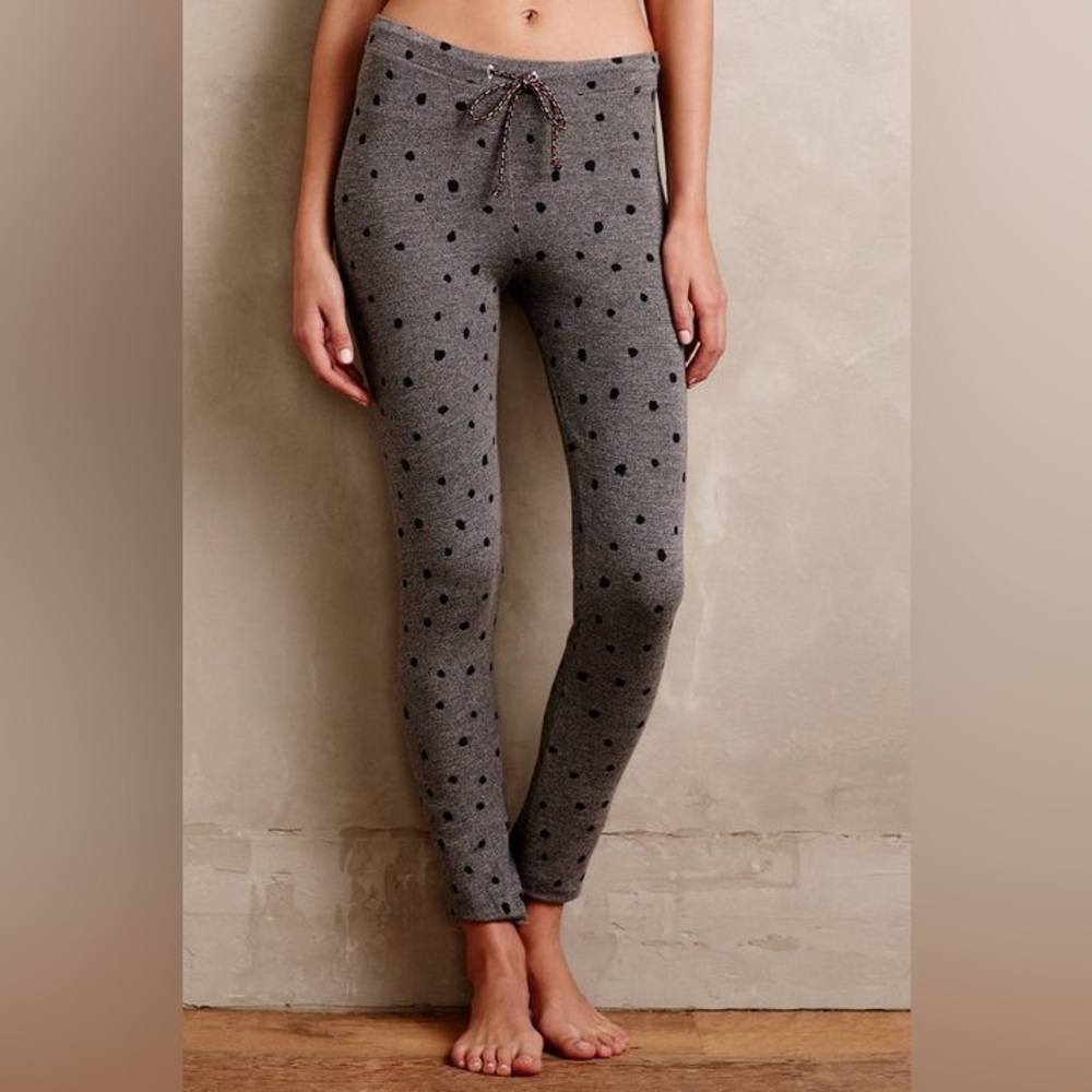 Sundry | Charcoal Gray Polka Dot Lounge Pants